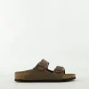 Birkenstock slipper bruin