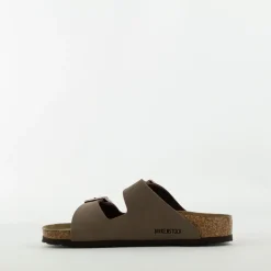 Birkenstock slipper bruin
