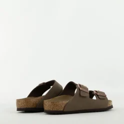 Birkenstock slipper bruin