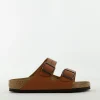 Birkenstock slipper cognac