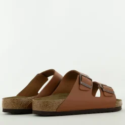 Birkenstock slipper cognac