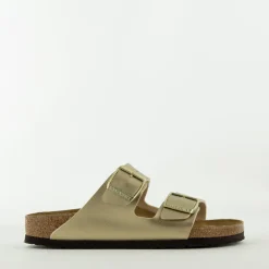 Birkenstock slipper goud