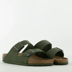Birkenstock slipper groen