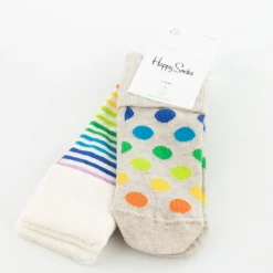 Happy Socks kousen grijs