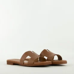 Oh My Sandals slipper cognac